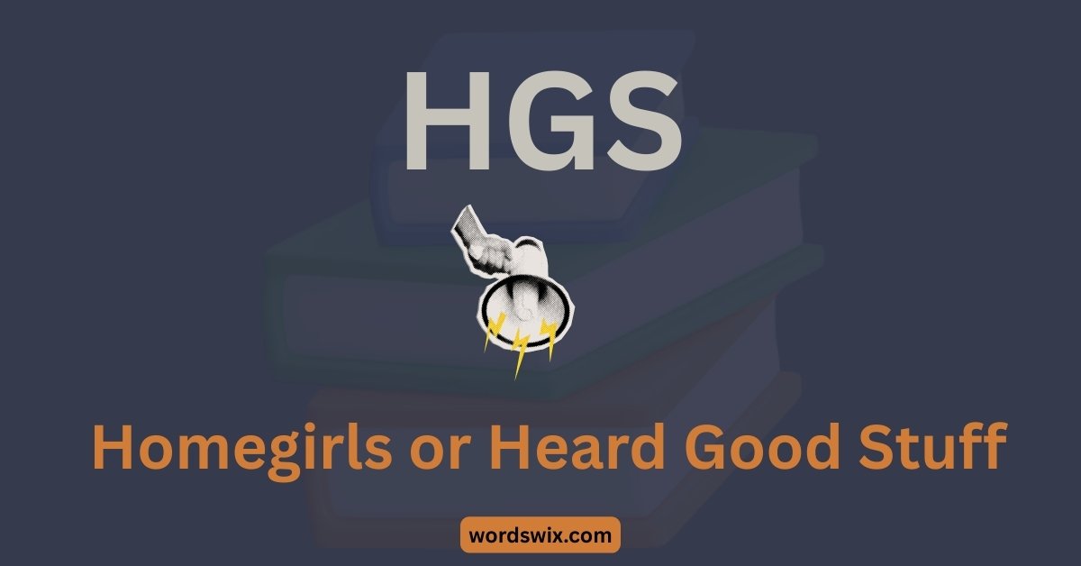 HGS Meaning in Text