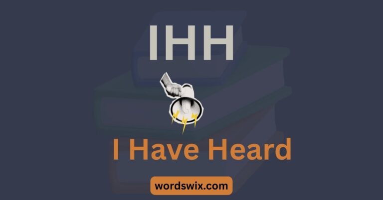 IHH Meaning in Text