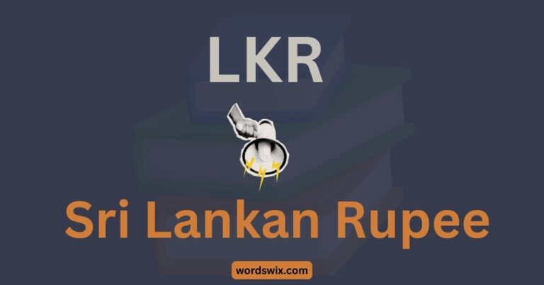 LKR Meaning in Text