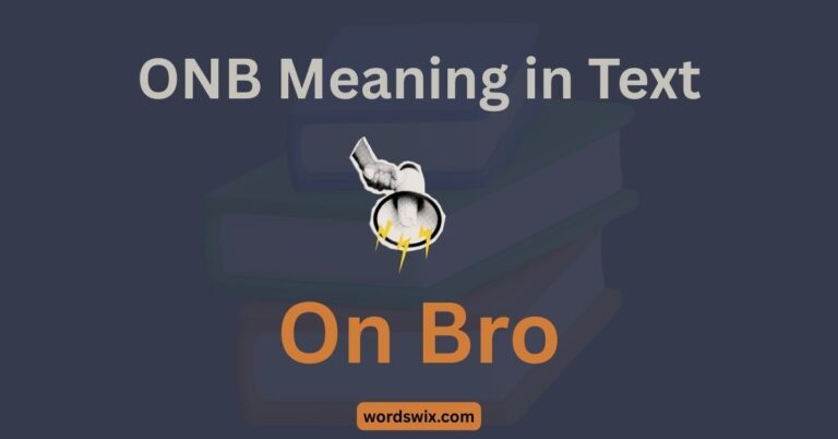 ONB Meaning in Text