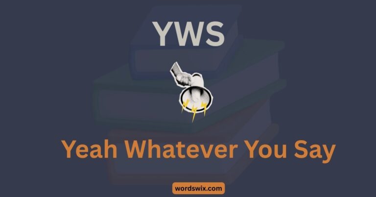 YWS Meaning in Text