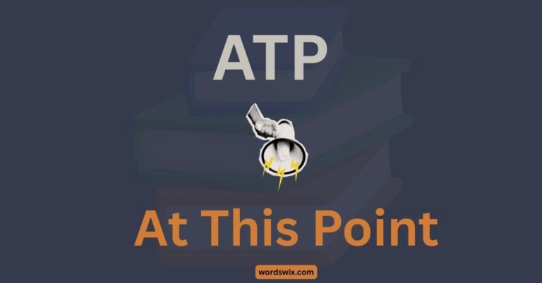 ATP Meaning in Text