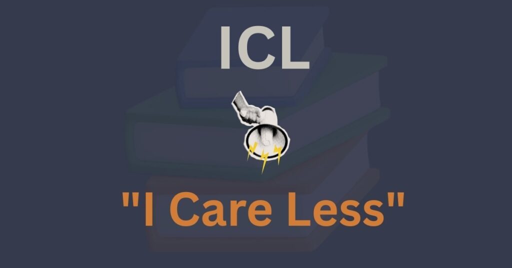 ICL Meaning in text