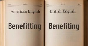 Benefitting or Benefiting