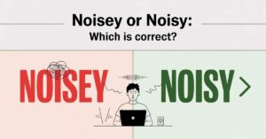Noisey or Noisy Which Spelling Is Actually Correct
