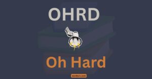 OHRD Meaning in Text