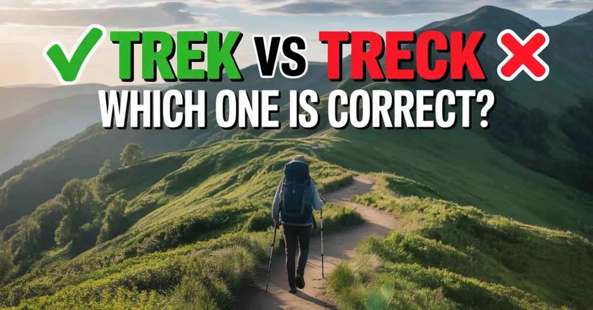 Trek or Treck Which One Is Right and Why It Matters