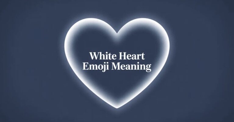 White Heart Emoji Meaning