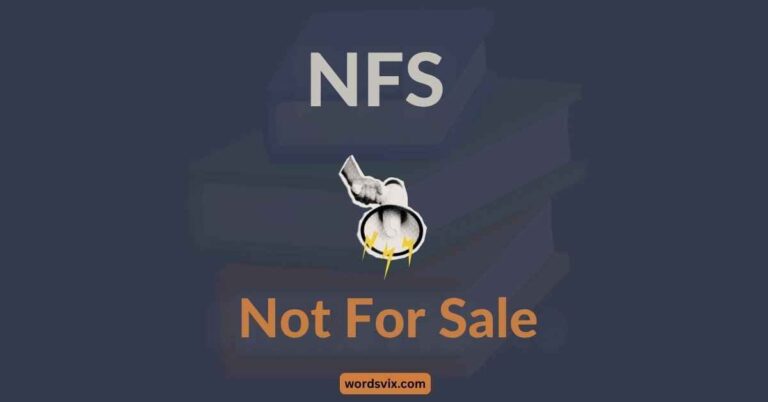 NFS Meaning in Text