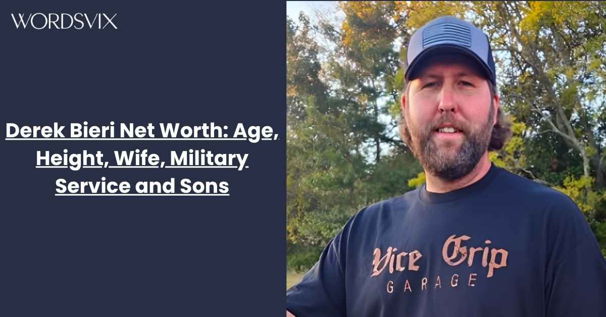 Derek Bieri Net Worth: Age, Height, Wife, Military Service and Sons