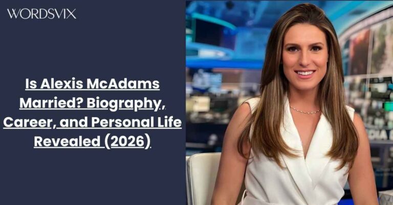 Is Alexis McAdams Married