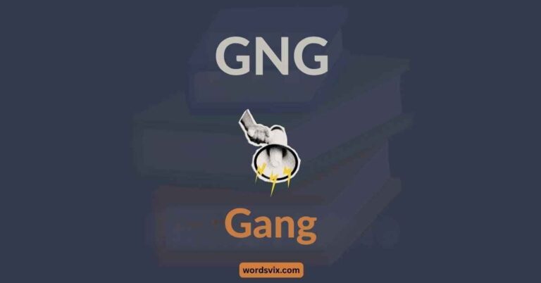 What Does GNG Mean in Text